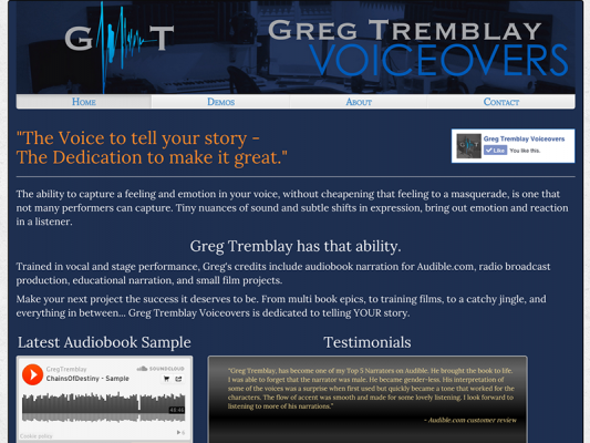 Greg Tremblay Voiceovers