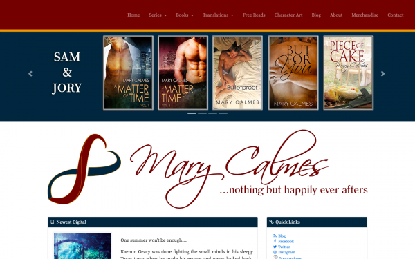 Mary Calmes Author Site