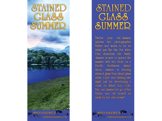 Stained Glass Summer Bookmarks